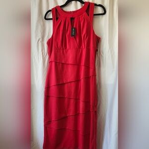 NWTO Slimming Red Dress, WHBM